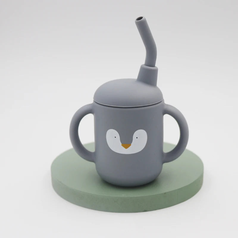 Baby Siliconen Sippy Cup 120ml – BPA-vrije Drinkbeker & Snackcontainer