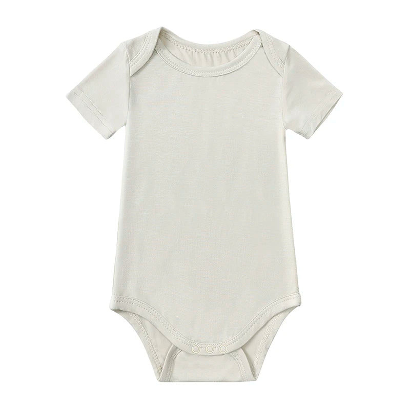 Zomer romper baby – bamboevezel – casual jumpsuit 0–24 maanden – unisex & luchtig