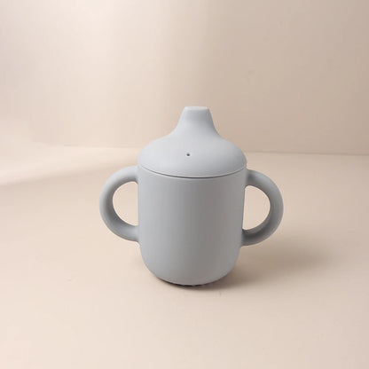 Baby Siliconen Sippy Cup 180ml – BPA-vrije Drinkbeker met Handvatten voor Leren Drinken