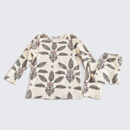 Baby pyjama set – lange mouwen & broek – zacht katoen – unisex loungewear