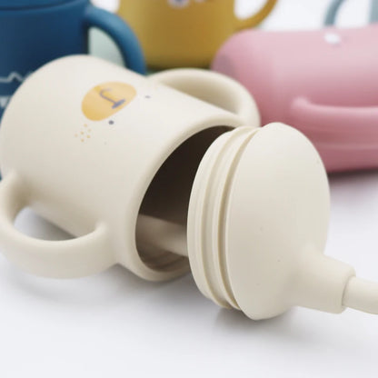 Baby Siliconen Sippy Cup 120ml – BPA-vrije Drinkbeker & Snackcontainer