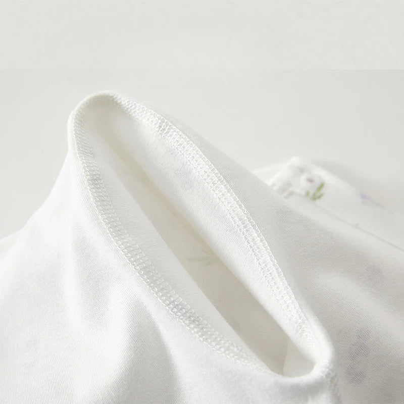 Zachte baby romper – lente/herfst – katoen – unisex newborn kruippakje/boxpakje met schattige print