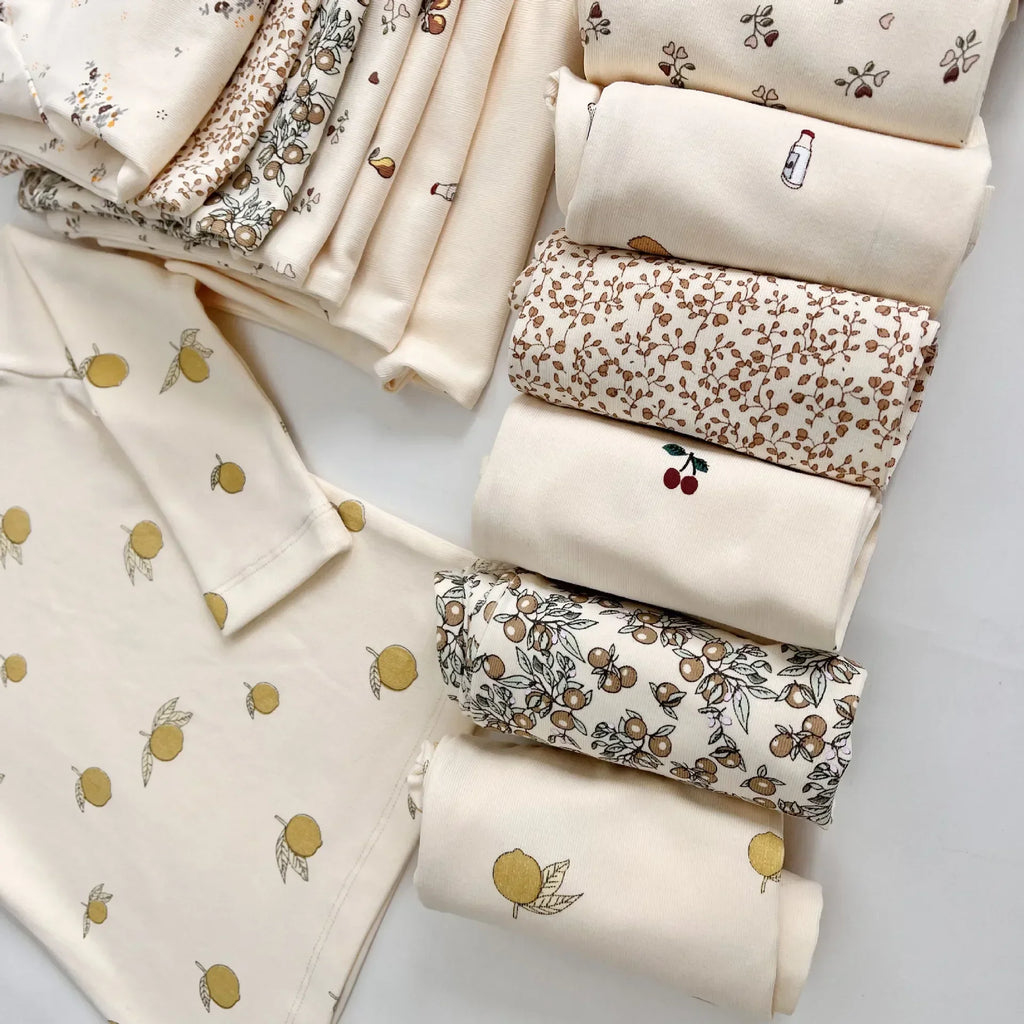 Baby pyjama set – lange mouwen & broek – zacht katoen – unisex loungewear