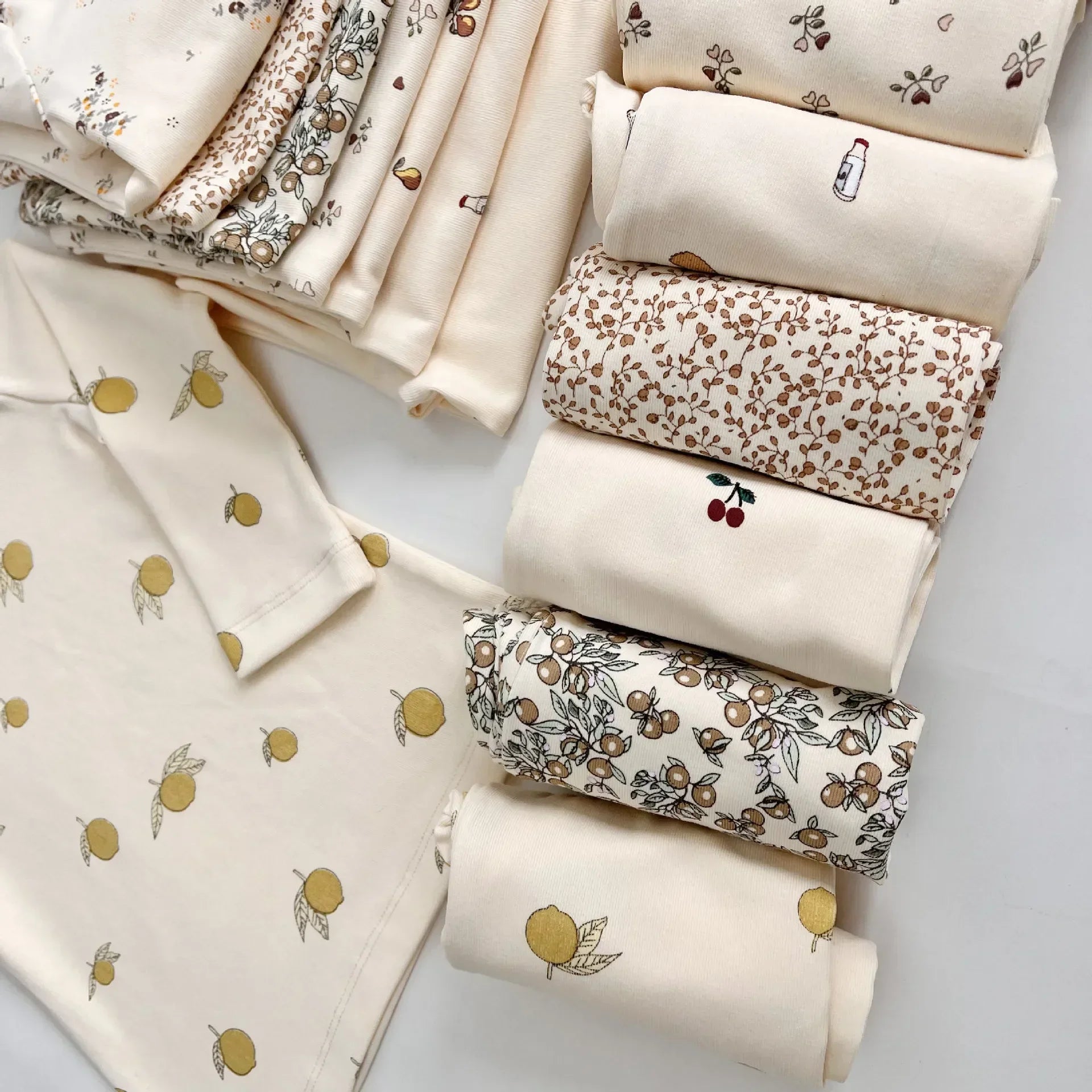 Baby pyjama set – lange mouwen & broek – zacht katoen – unisex loungewear