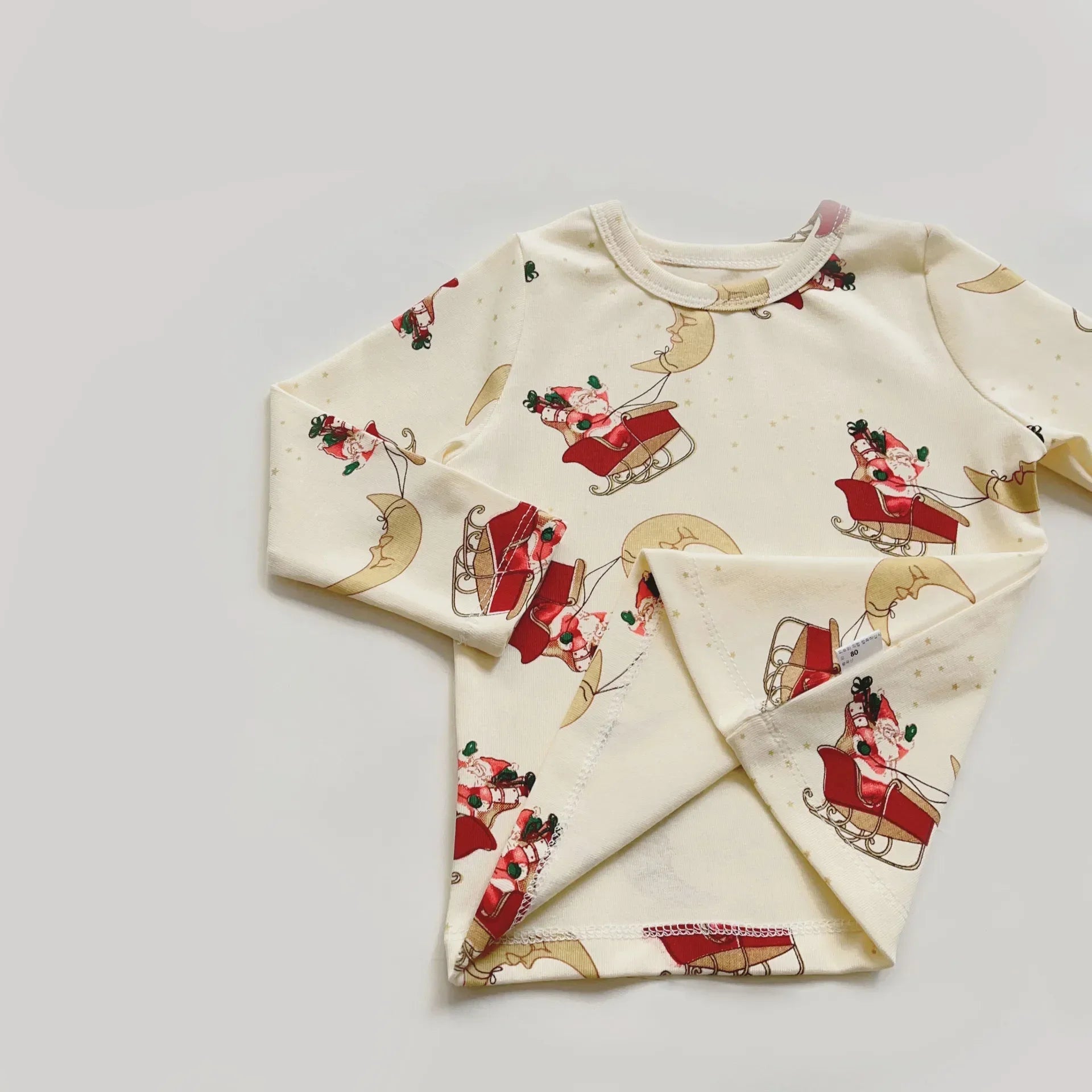 Baby pyjama set – lange mouwen & broek – zacht katoen – unisex loungewear