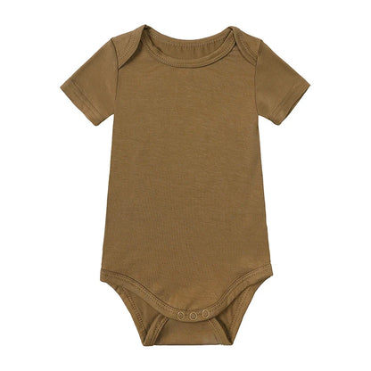 Zomer romper baby – bamboevezel – casual jumpsuit 0–24 maanden – unisex & luchtig