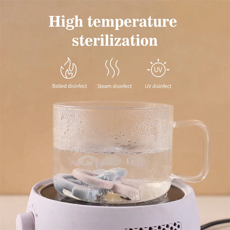 Baby bijtring – BPA-vrije siliconen rammelarmband – veilig speelgoed voor pasgeborenen