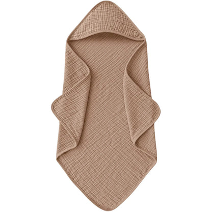 Baddoek met capuchon voor baby – zacht & absorberend – 76x76 cm