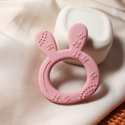 Siliconen Bijtring konijn – Educatief Speelgoed voor Baby’s