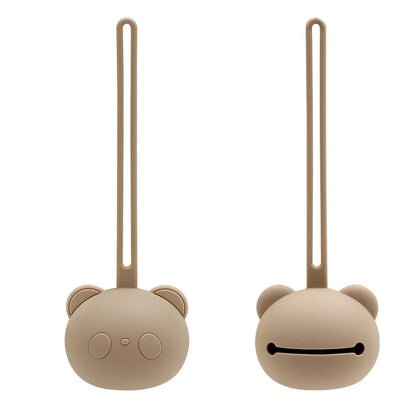Panda Beer Speenhouder – Siliconen Fopspeen Case voor Baby’s