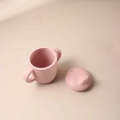 Baby Siliconen Sippy Cup 180ml – BPA-vrije Drinkbeker met Handvatten voor Leren Drinken
