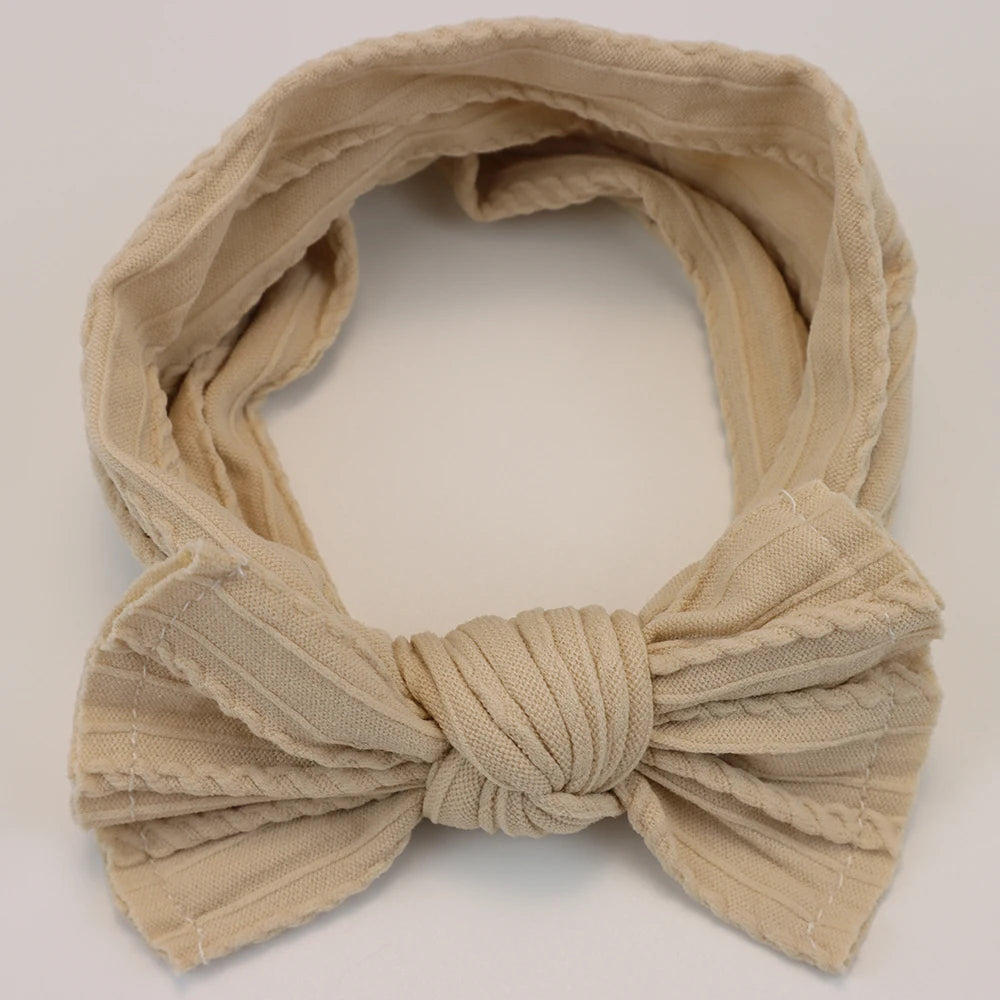 3-delige baby haarbandenset – strikjes & elastische band – newborn cadeau & haaraccessoire