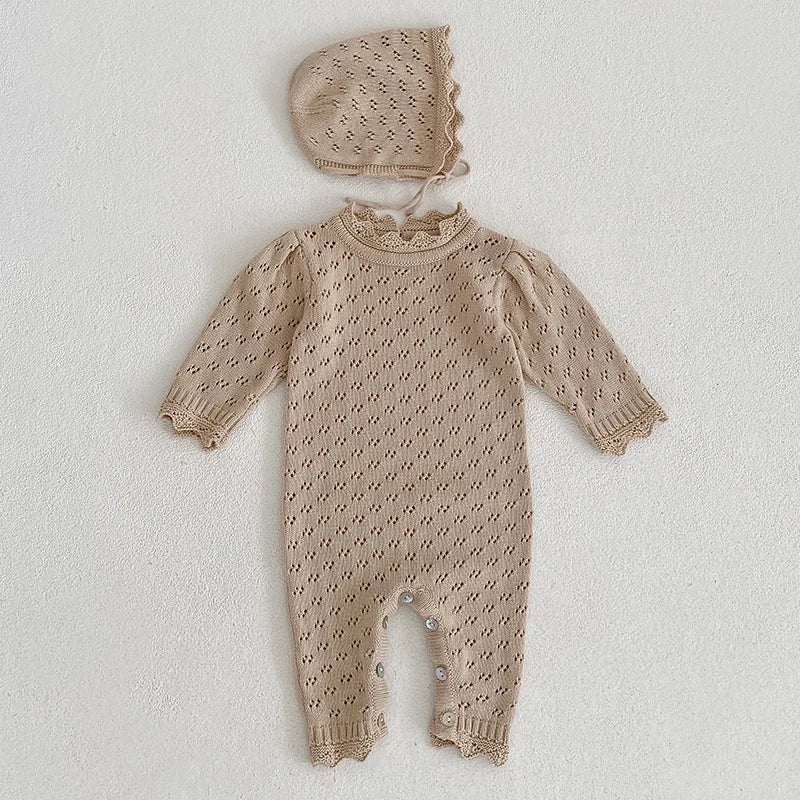 Boxpakje lange mouwen – baby romper herfststijl – zacht katoen – 0–24 maanden