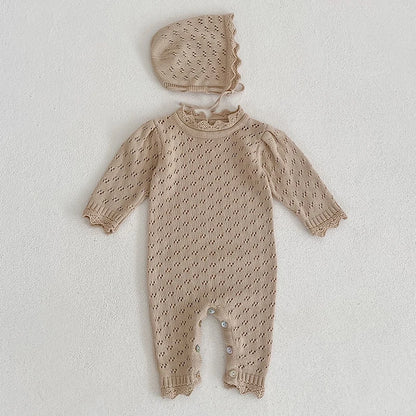 Boxpakje lange mouwen – baby romper herfststijl – zacht katoen – 0–24 maanden