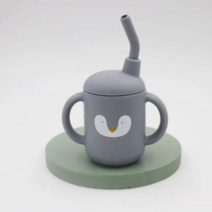 Baby Siliconen Sippy Cup 120ml – BPA-vrije Drinkbeker & Snackcontainer