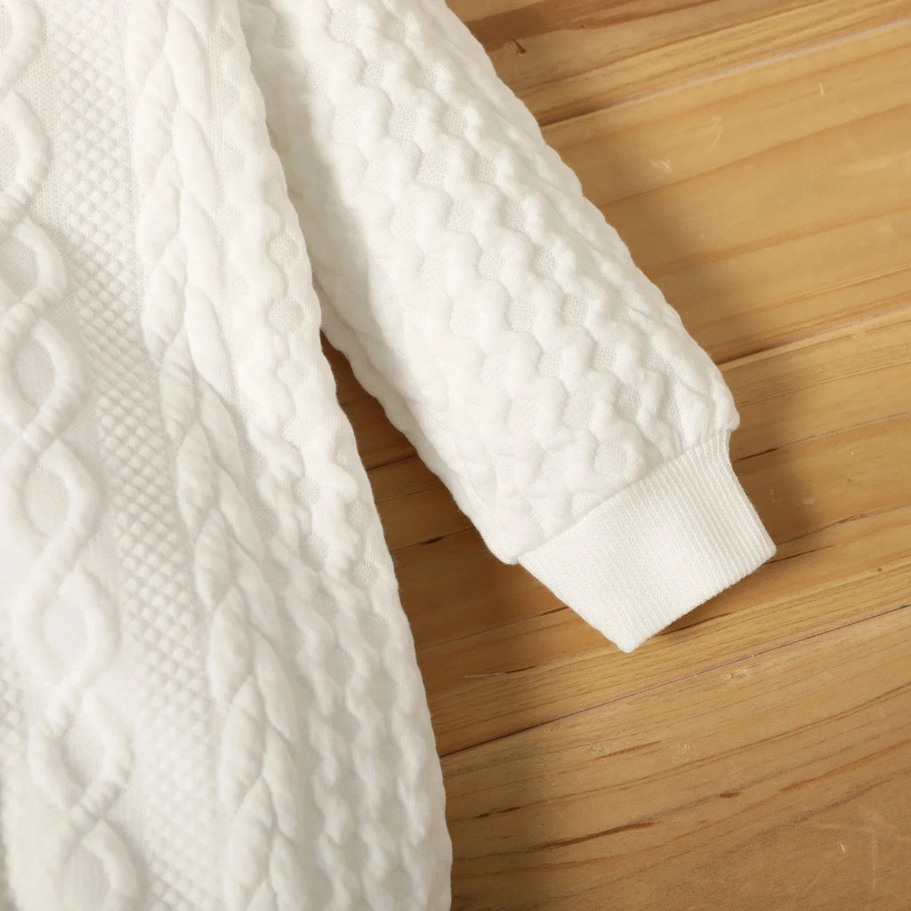 Boxpakje met capuchon – lange mouwen – warm & zacht – baby 0–24 maanden