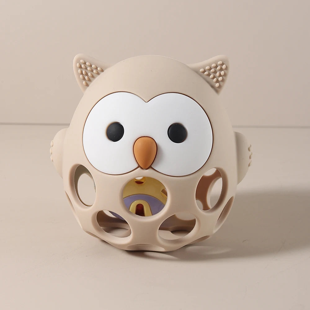 Baby Uil Bijtring – Siliconen Teether Speelgoed voor Baby’s