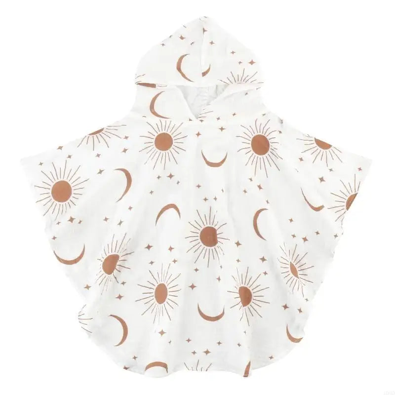 Baby badjas met capuchon – huidvriendelijke badhanddoek – peuter badjas voor na het badje