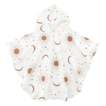 Baby badjas met capuchon – huidvriendelijke badhanddoek – peuter badjas voor na het badje