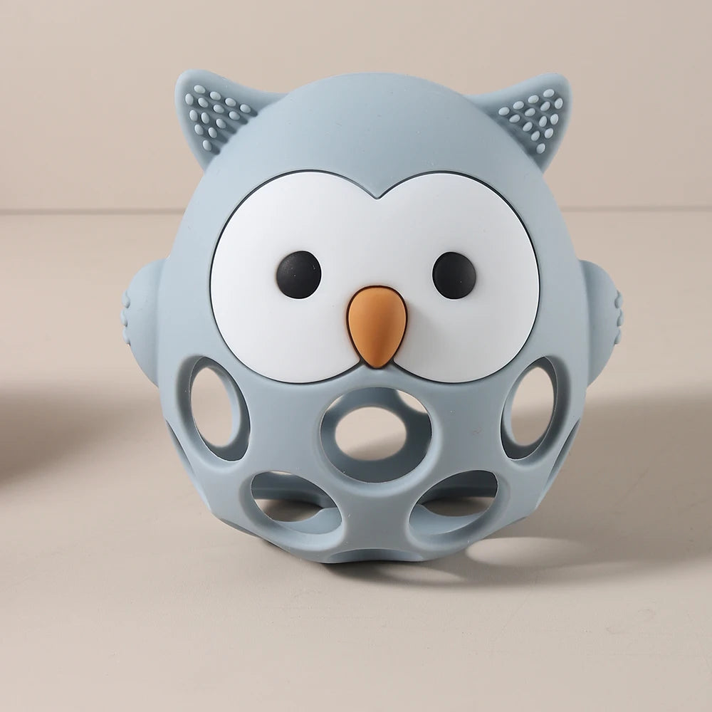 Baby Uil Bijtring – Siliconen Teether Speelgoed voor Baby’s