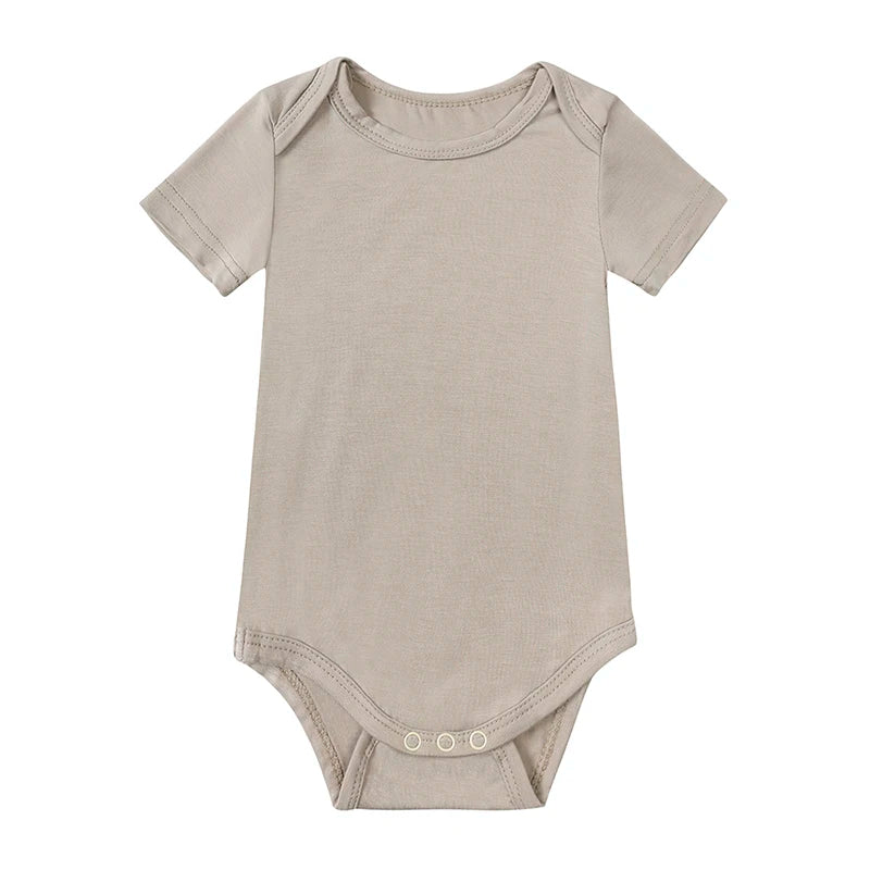 Zomer romper baby – bamboevezel – casual jumpsuit 0–24 maanden – unisex & luchtig