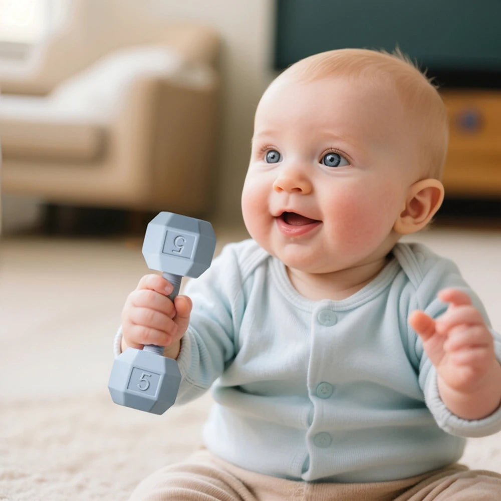 Siliconen rammelaar & bijtspeeltje – BPA-vrij