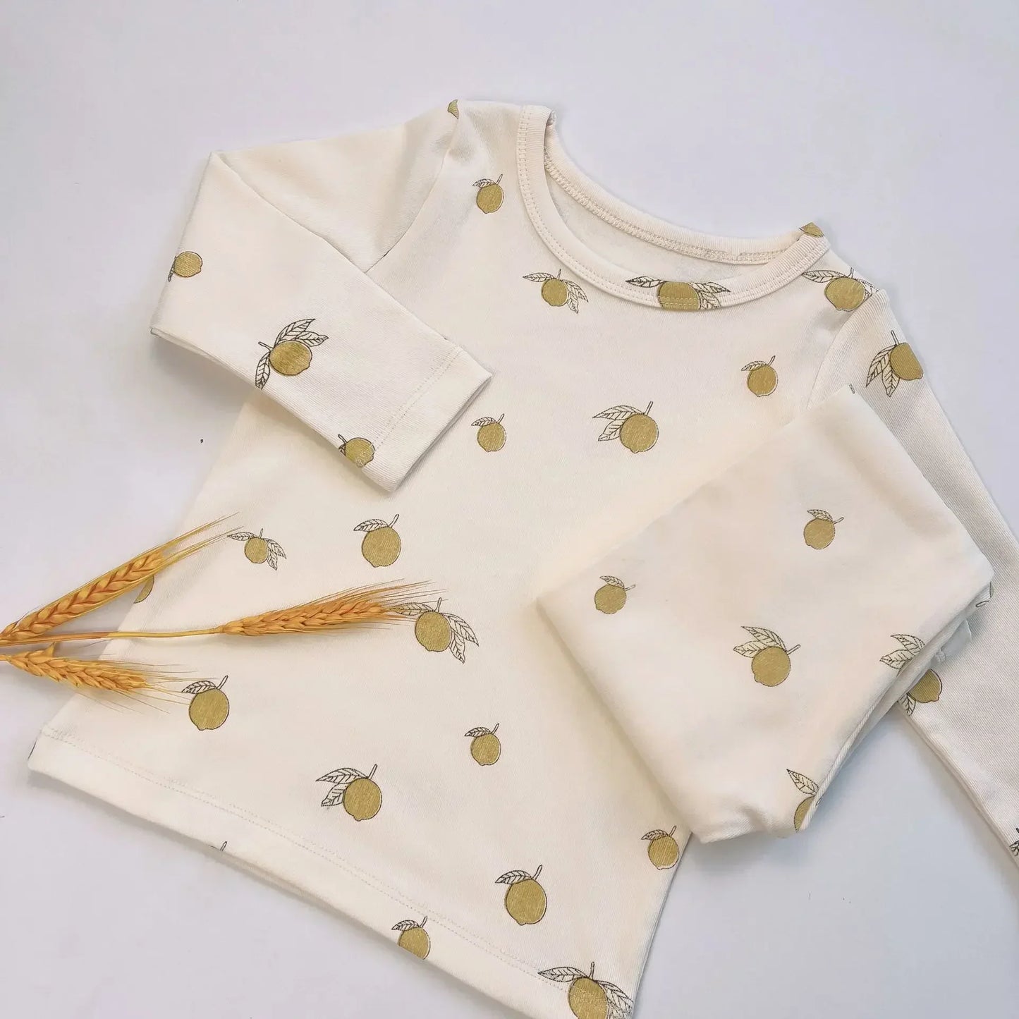 Baby pyjama set – lange mouwen & broek – zacht katoen – unisex loungewear