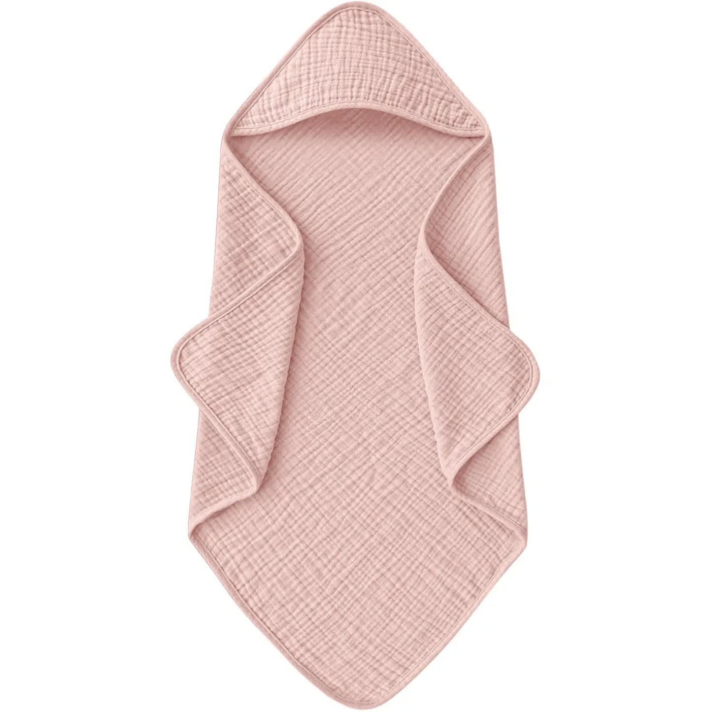 Baddoek met capuchon voor baby – zacht & absorberend – 76x76 cm