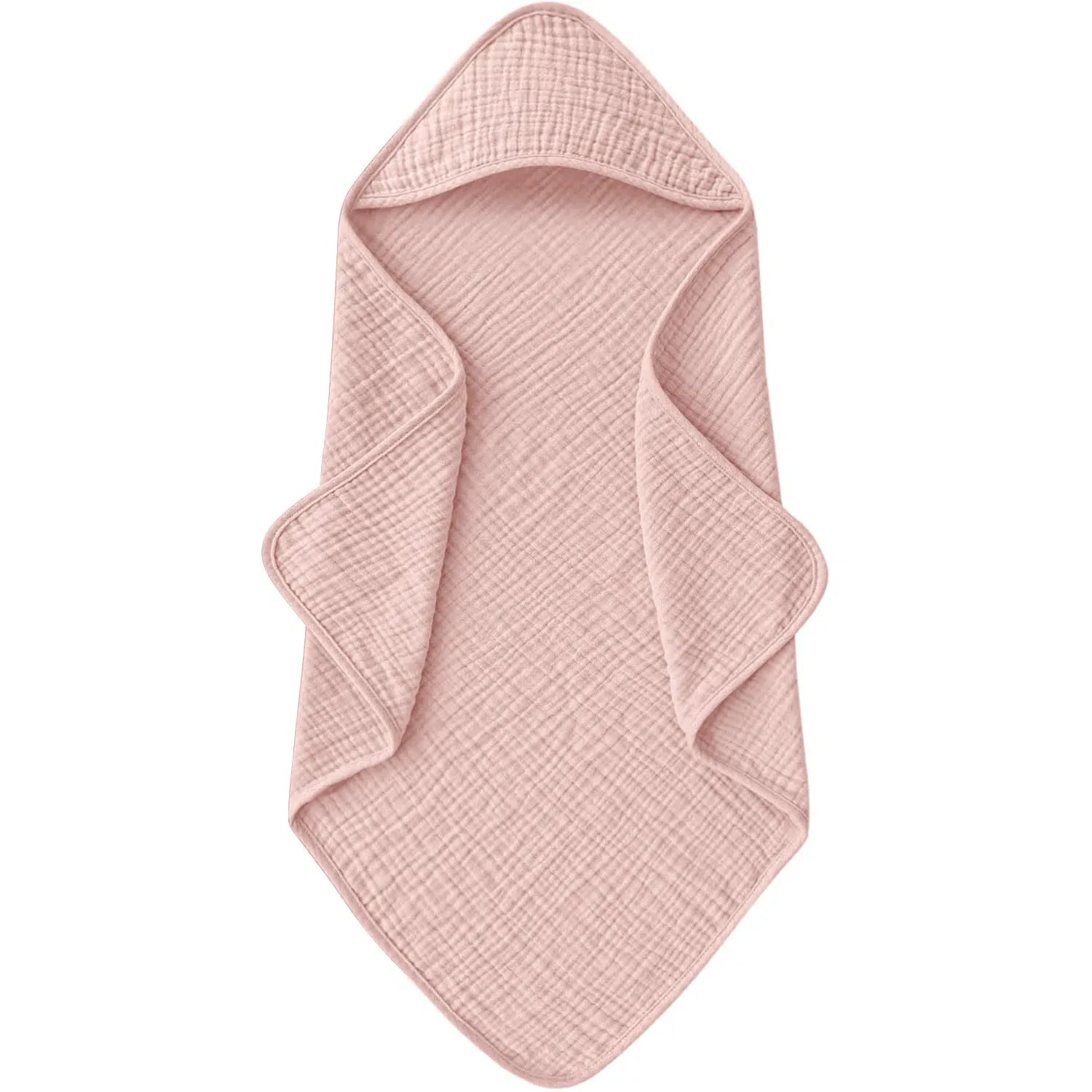 Baddoek met capuchon voor baby – zacht & absorberend – 76x76 cm