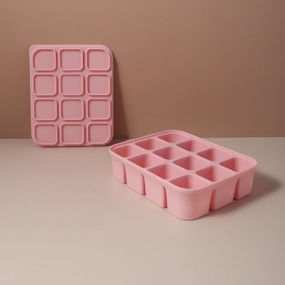 Siliconen Baby Voedselbakje met Deksel – Meervoudige Vakjes voor Hygiënische Opslag