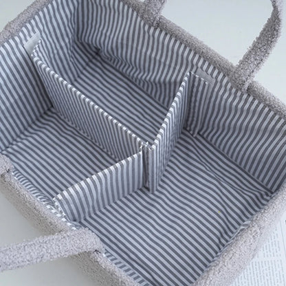 Opbergmand teddy - multifunctionele luiertas & organizer – voor flesjes, luiers & babyspullen