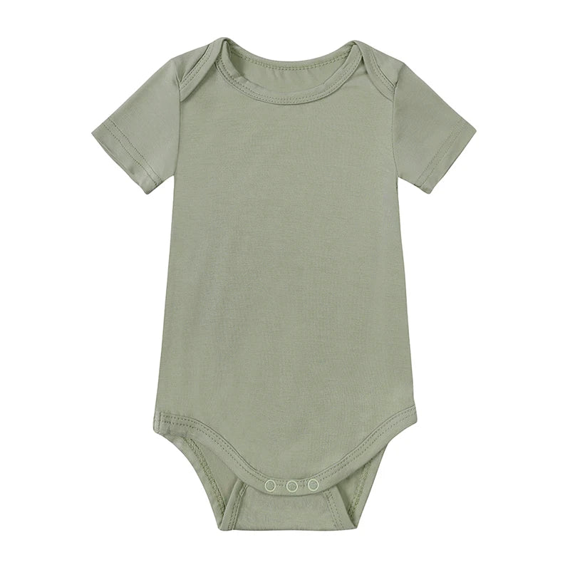 Zomer romper baby – bamboevezel – casual jumpsuit 0–24 maanden – unisex & luchtig