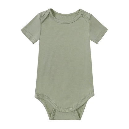 Zomer romper baby – bamboevezel – casual jumpsuit 0–24 maanden – unisex & luchtig