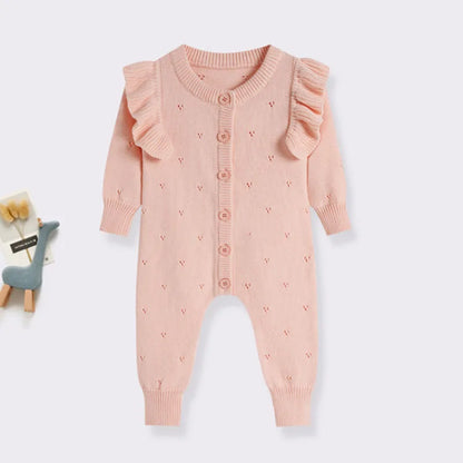 Boxpakje lange mouwen – baby romper herfststijl – zacht katoen – 0–24 maanden