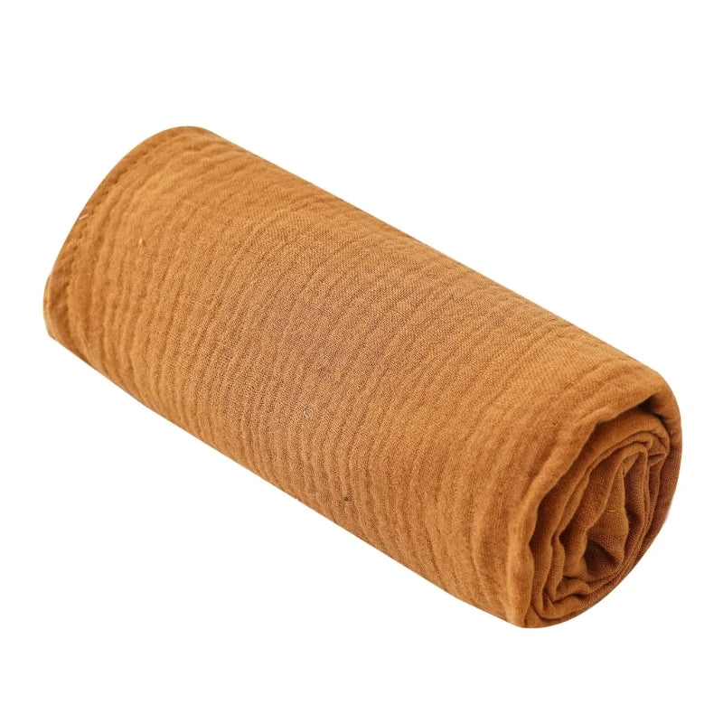 Katoenen swaddle deken – 85x65 – muslin met bloemenprint – newborn & wiegdeken – ademend