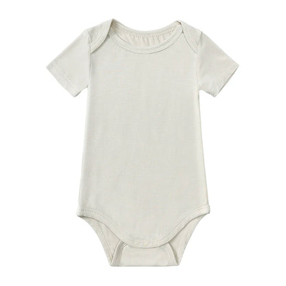 Zomer romper baby – bamboevezel – casual jumpsuit 0–24 maanden – unisex & luchtig