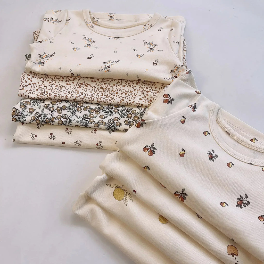 Baby pyjama set – lange mouwen & broek – zacht katoen – unisex loungewear