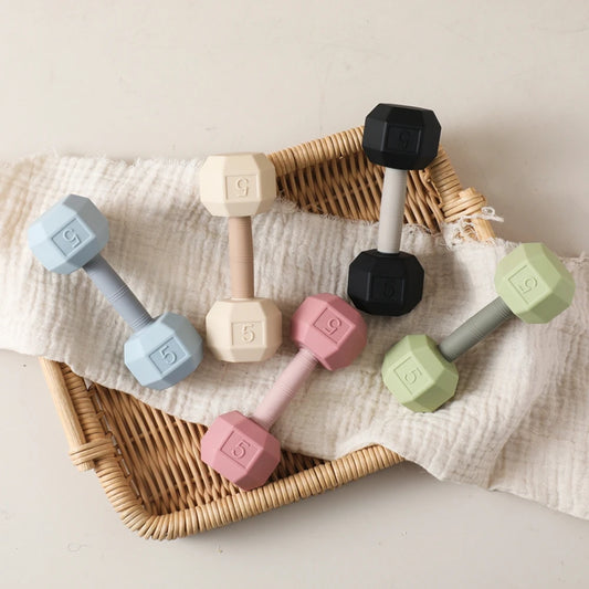 Siliconen rammelaar & bijtspeeltje – BPA-vrij