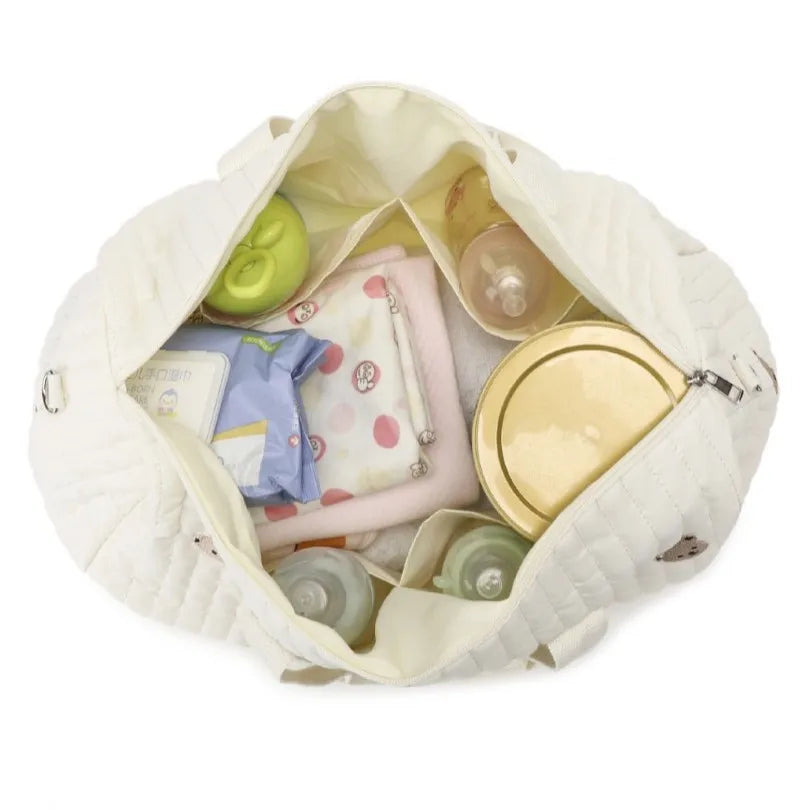 Waterdichte mommy bag – 48x28x24 cm – grote capaciteit – bloemenprint & multifunctioneel ontwerp