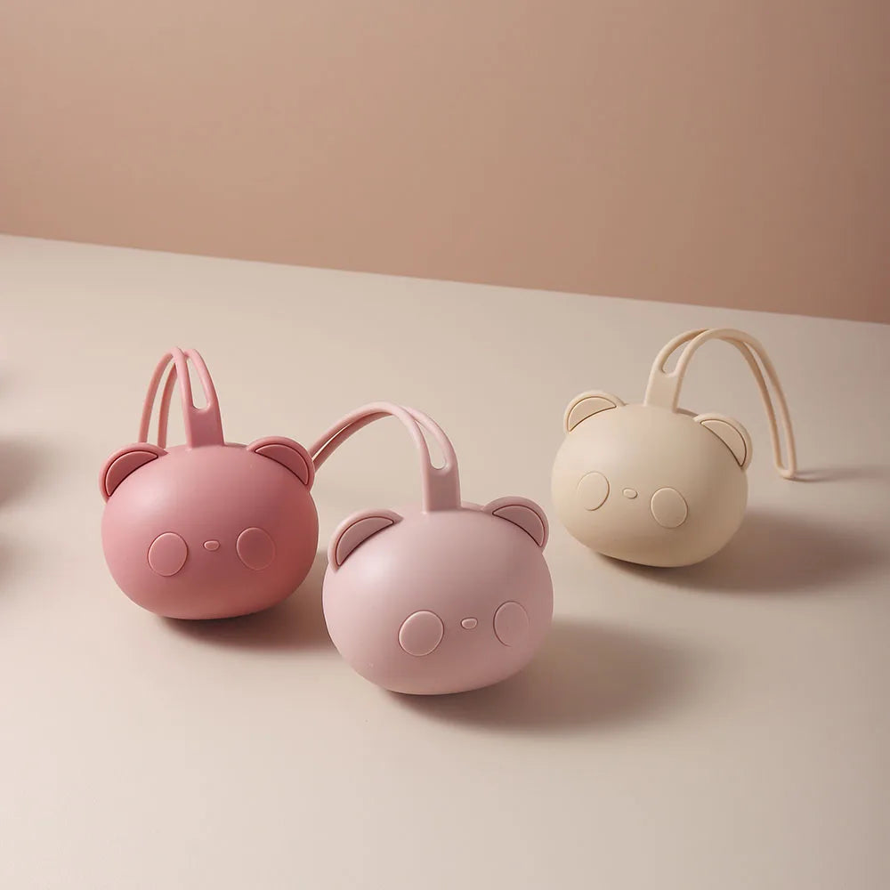 Panda Beer Speenhouder – Siliconen Fopspeen Case voor Baby’s