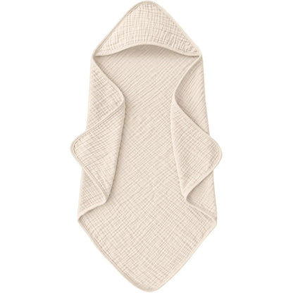 Baddoek met capuchon voor baby – zacht & absorberend – 76x76 cm